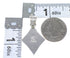 Sterling Silver And Multicolor Inlay Southwest Pendant YX67840